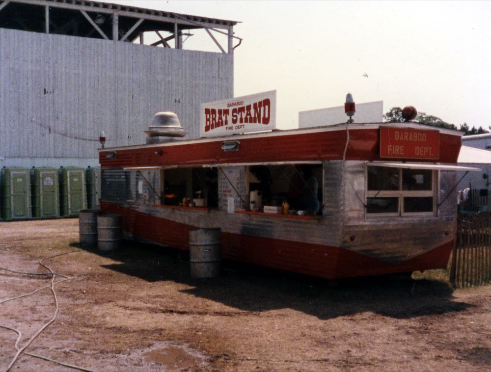 Historic Baraboo Fire Department Brat Stand at the Sauk County Fairgrounds