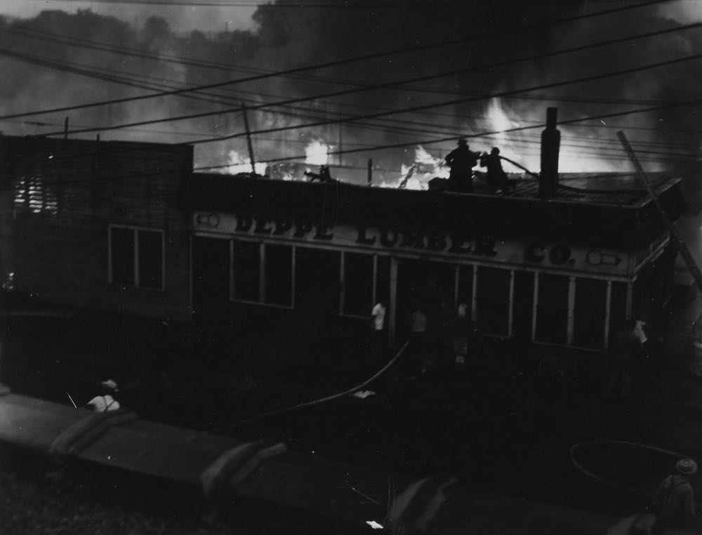 Historical Baraboo Fire Department archive photograph.