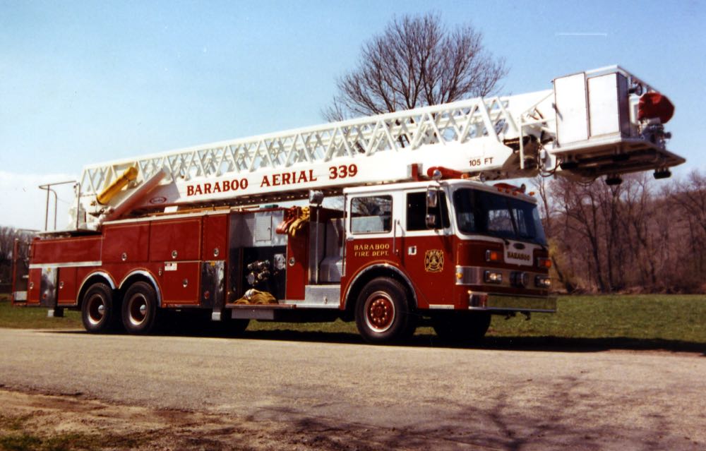 Historical Baraboo Fire Department archive photograph.