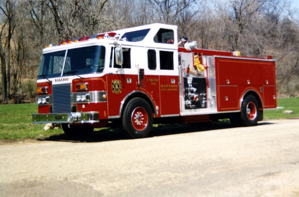 Historical Baraboo Fire Department archive photograph.