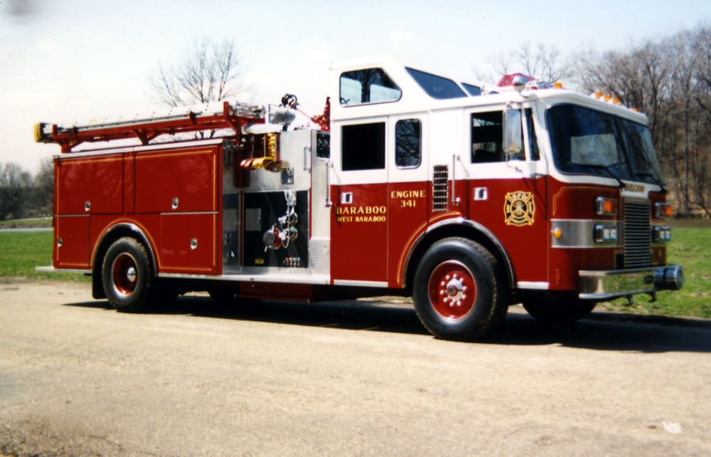 Historical Baraboo Fire Department archive photograph.