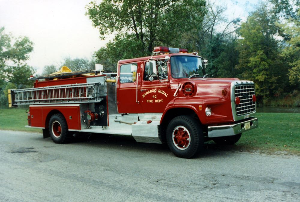 Historical Baraboo Fire Department archive photograph.