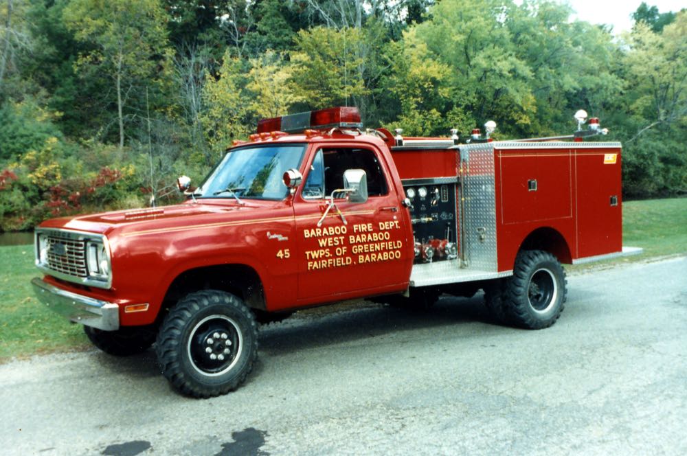 Historical Baraboo Fire Department archive photograph.