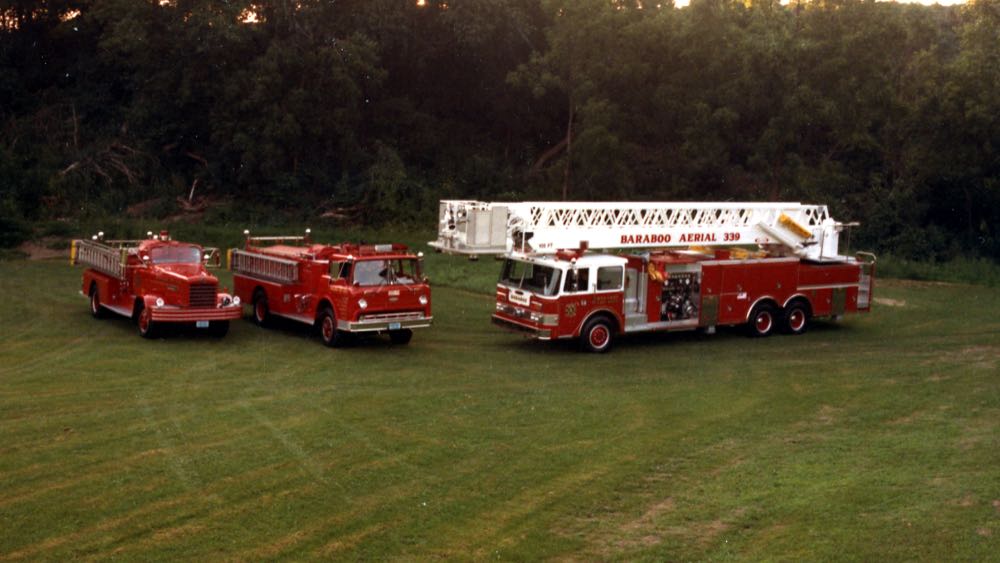 Historical Baraboo Fire Department archive photograph.