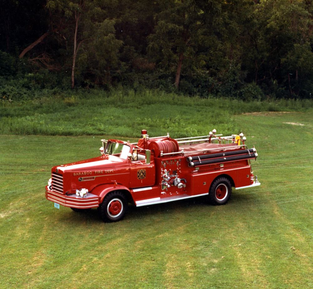 Historical Baraboo Fire Department archive photograph.