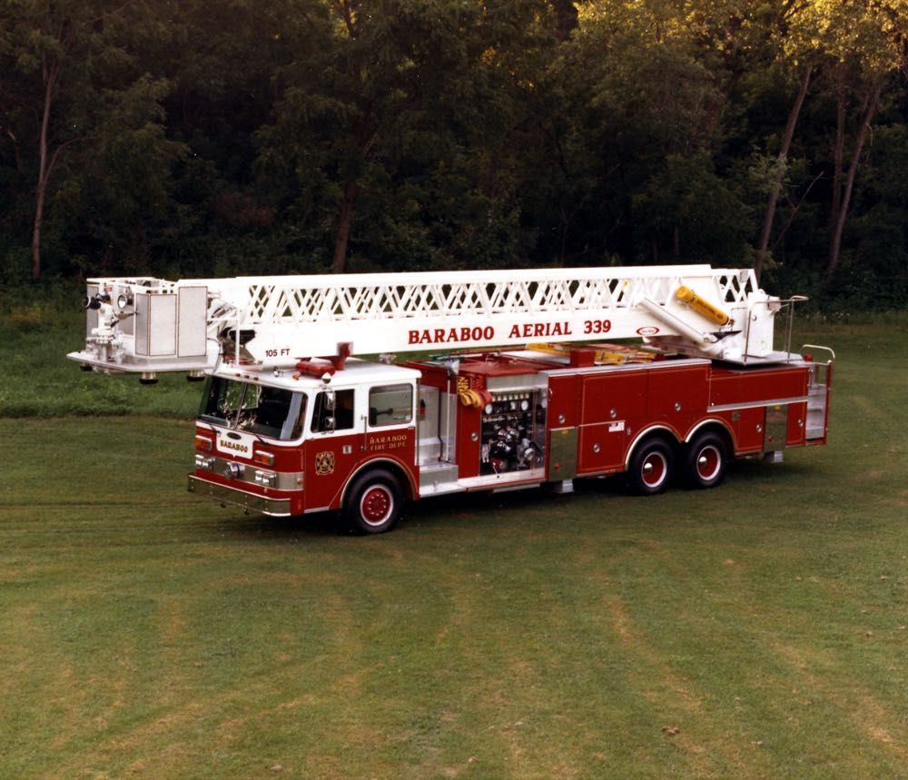 Historical Baraboo Fire Department archive photograph.