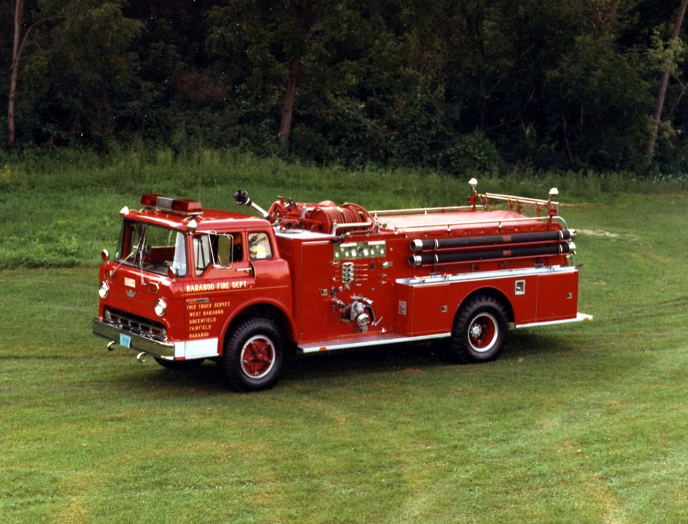 Historical Baraboo Fire Department archive photograph.
