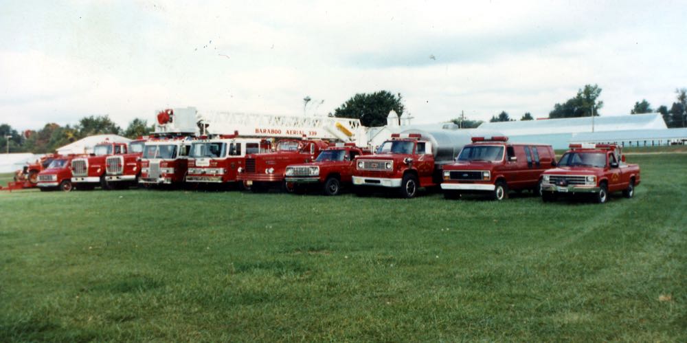 Historical Baraboo Fire Department archive photograph.
