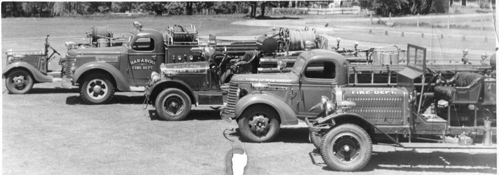 Historical Baraboo Fire Department archive photograph.