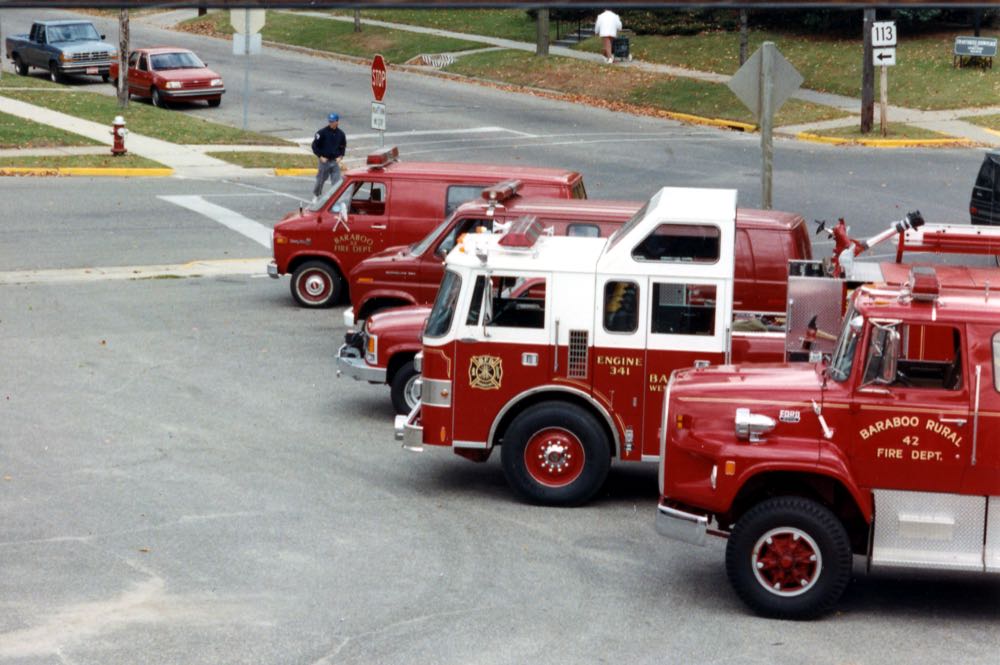 Historical Baraboo Fire Department archive photograph.