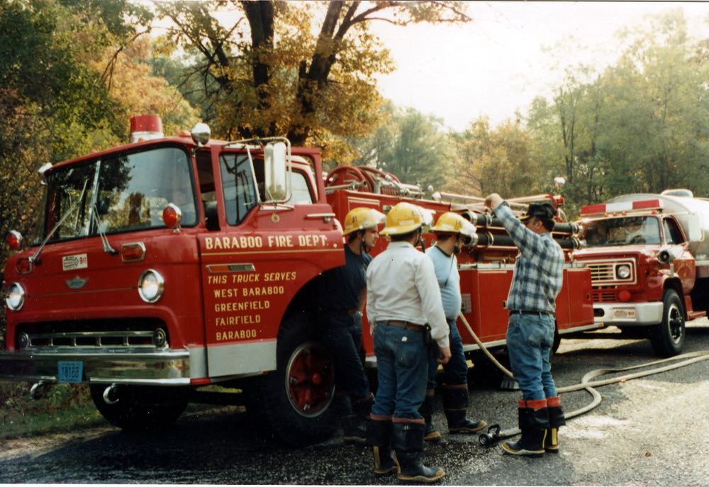 Historical Baraboo Fire Department archive photograph.