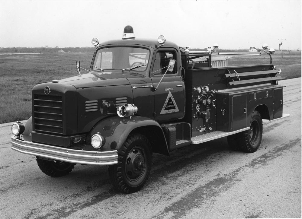 Historical Baraboo Fire Department archive photograph.