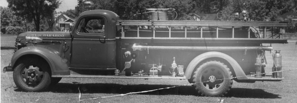 Historical Baraboo Fire Department archive photograph.