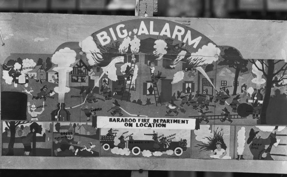 Historical Baraboo Fire Department archive photograph.