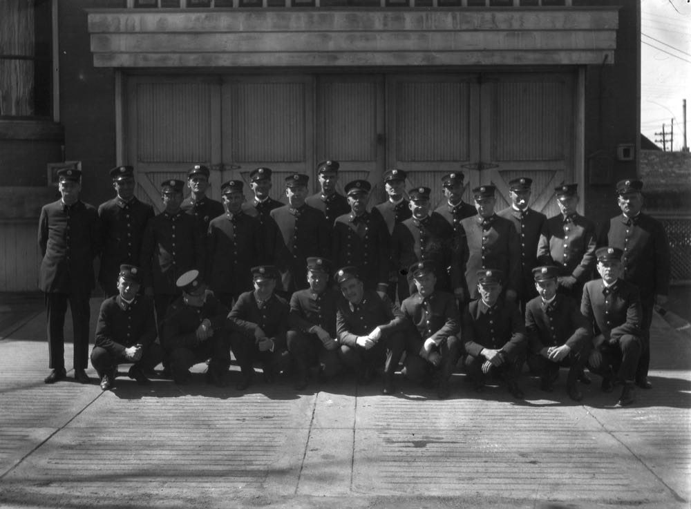 Historical Baraboo Fire Department archive photograph.