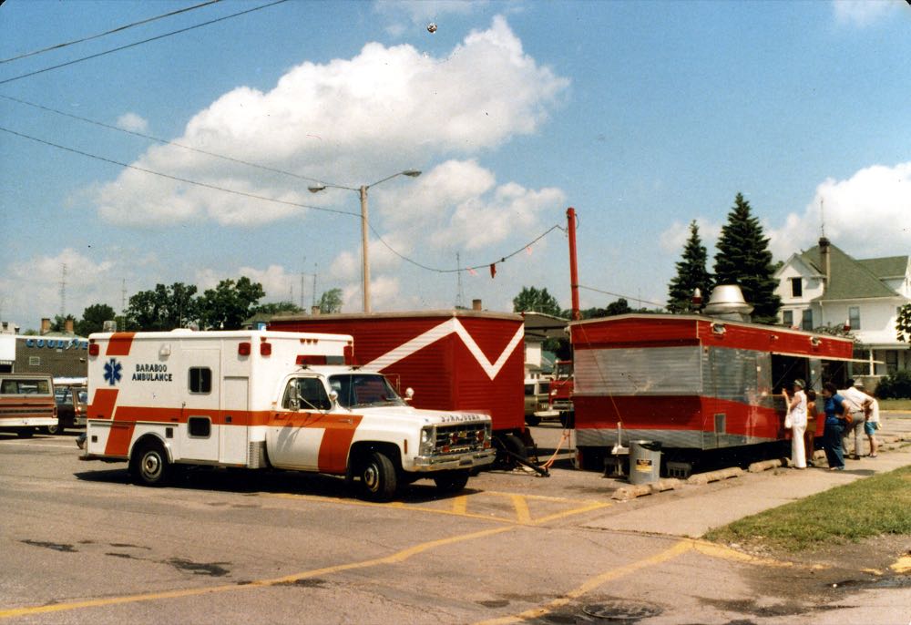 Historical Baraboo Fire Department archive photograph.