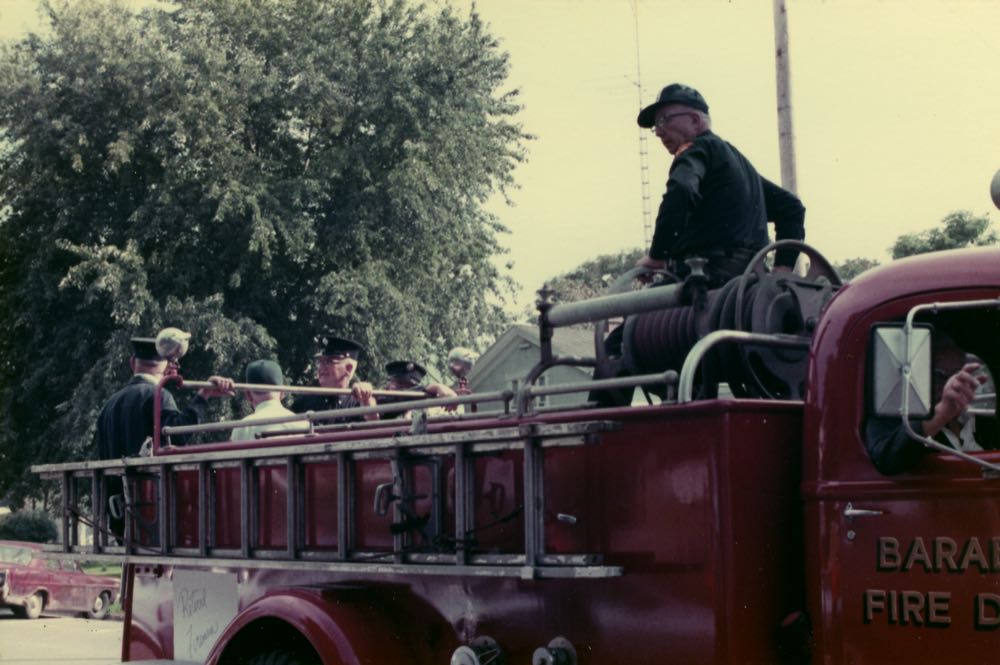 Historical Baraboo Fire Department archive photograph.