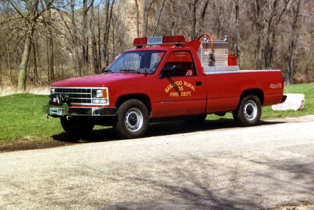 Historical Baraboo Fire Department archive photograph.