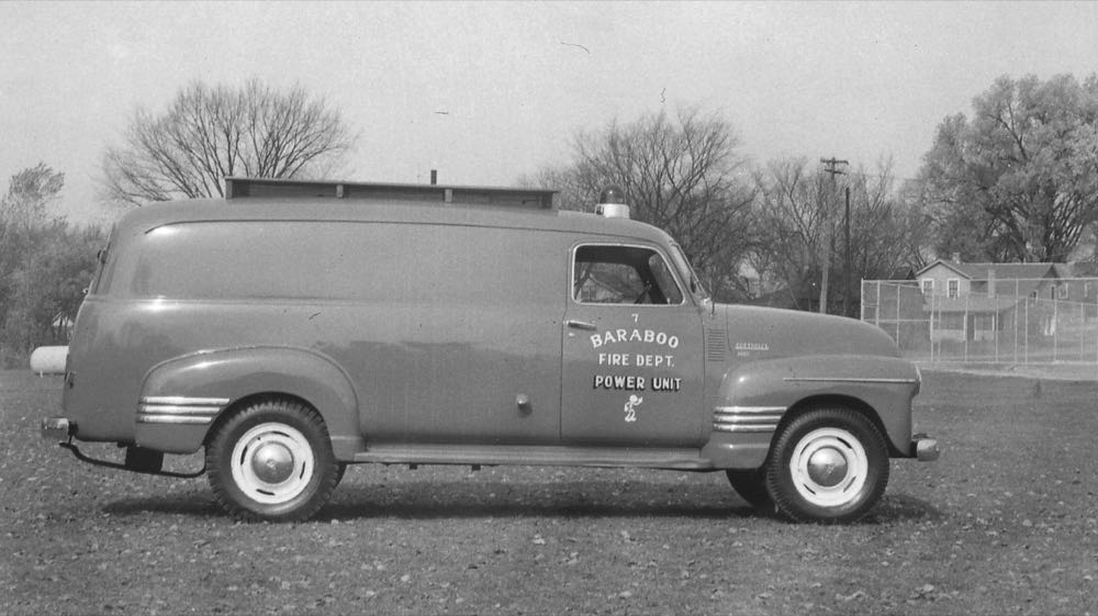 Historical Baraboo Fire Department archive photograph.