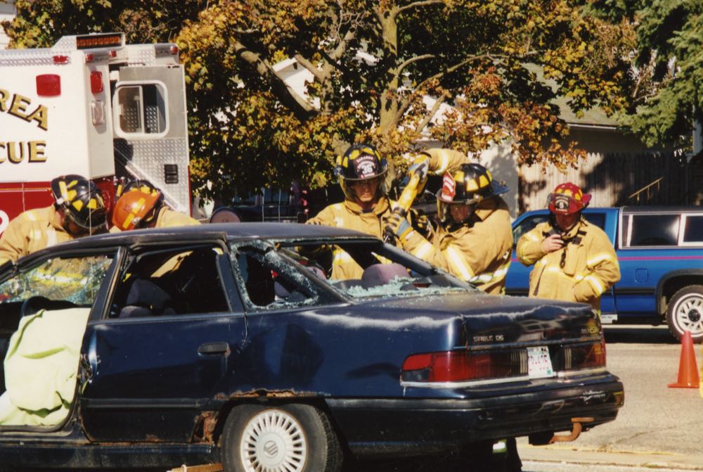 Historical Baraboo Fire Department archive photograph.