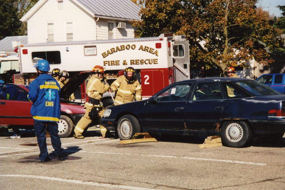 Historical Baraboo Fire Department archive photograph.