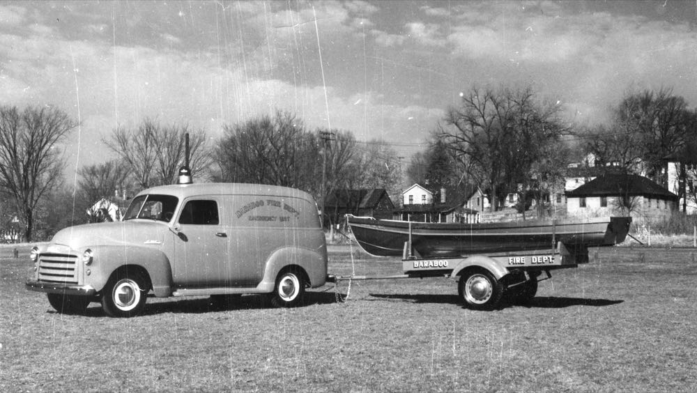 Historical Baraboo Fire Department archive photograph.