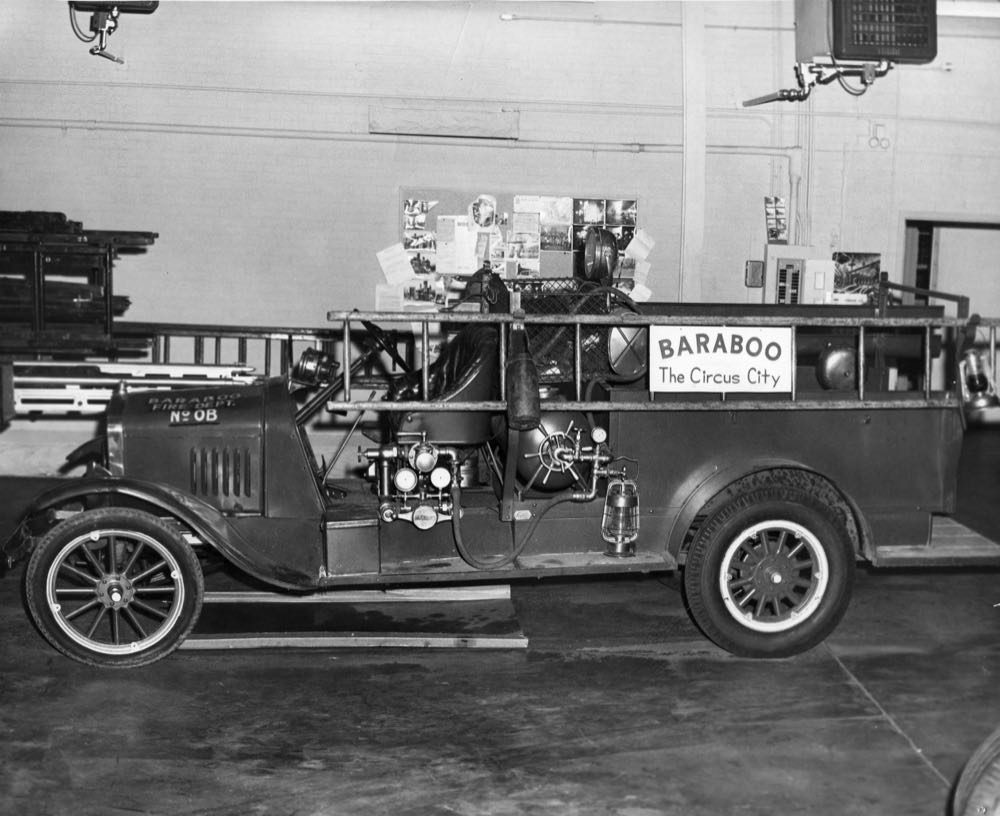 Historical Baraboo Fire Department archive photograph.