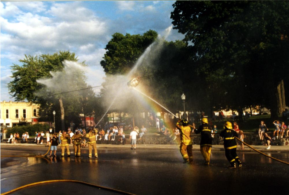 Historical Baraboo Fire Department archive photograph.