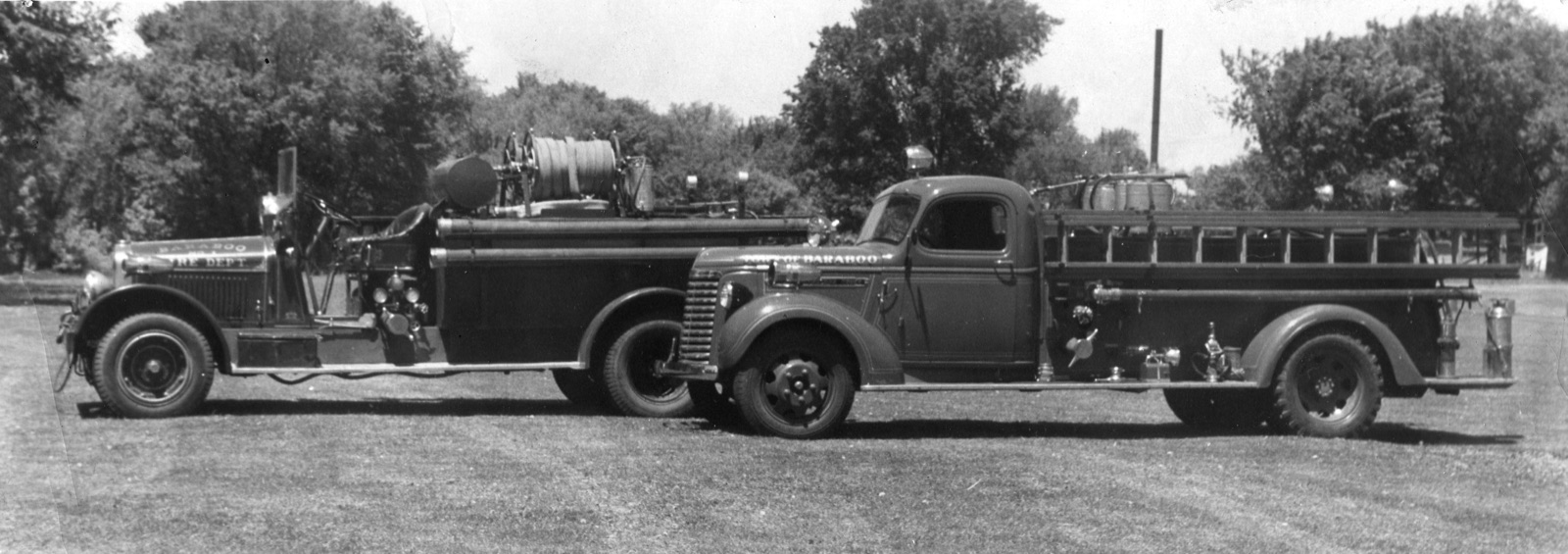 Historical Baraboo Fire Department archive photograph.