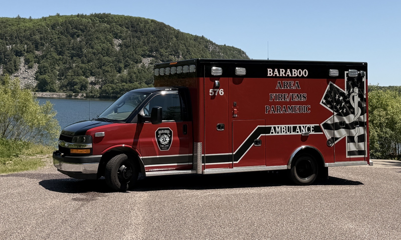 Baraboo Ambulance 576 at Devil’s Lake