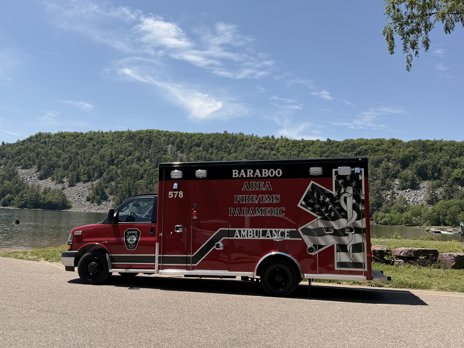 Baraboo Ambulance 578 at Devil’s Lake